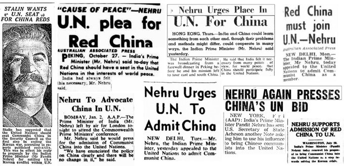 Nehru China UN